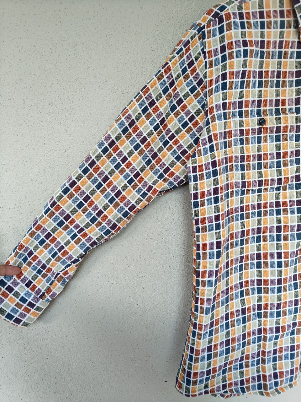 Flannel Vintage Trad Club Checked Shirt Size US M / EU 48-50 / 2 - 5 Thumbnail