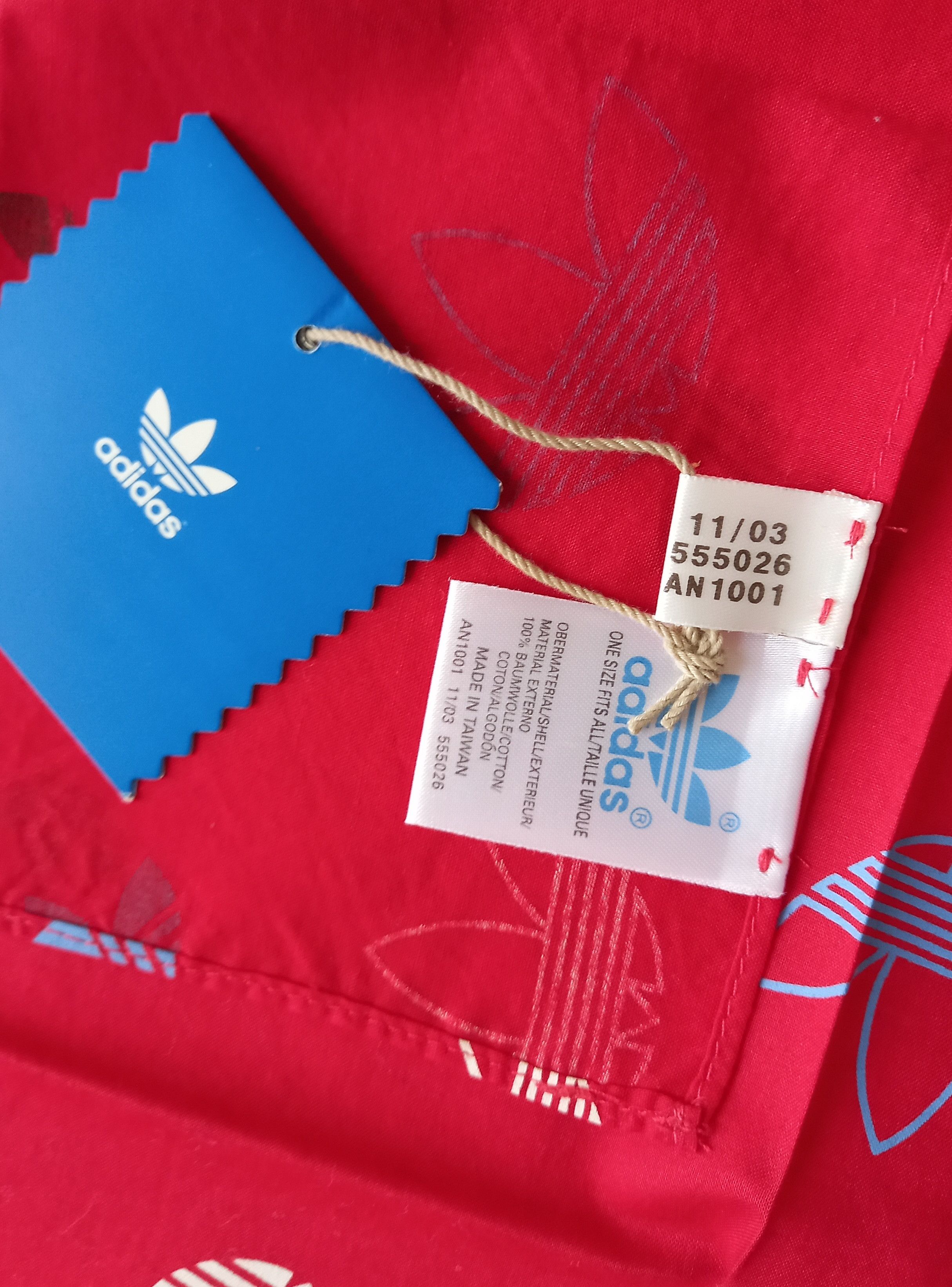 Adidas × Vintage rare Vintage 2003 Adidas Originals Bandana trefoil monogram Size ONE SIZE - 5 Thumbnail