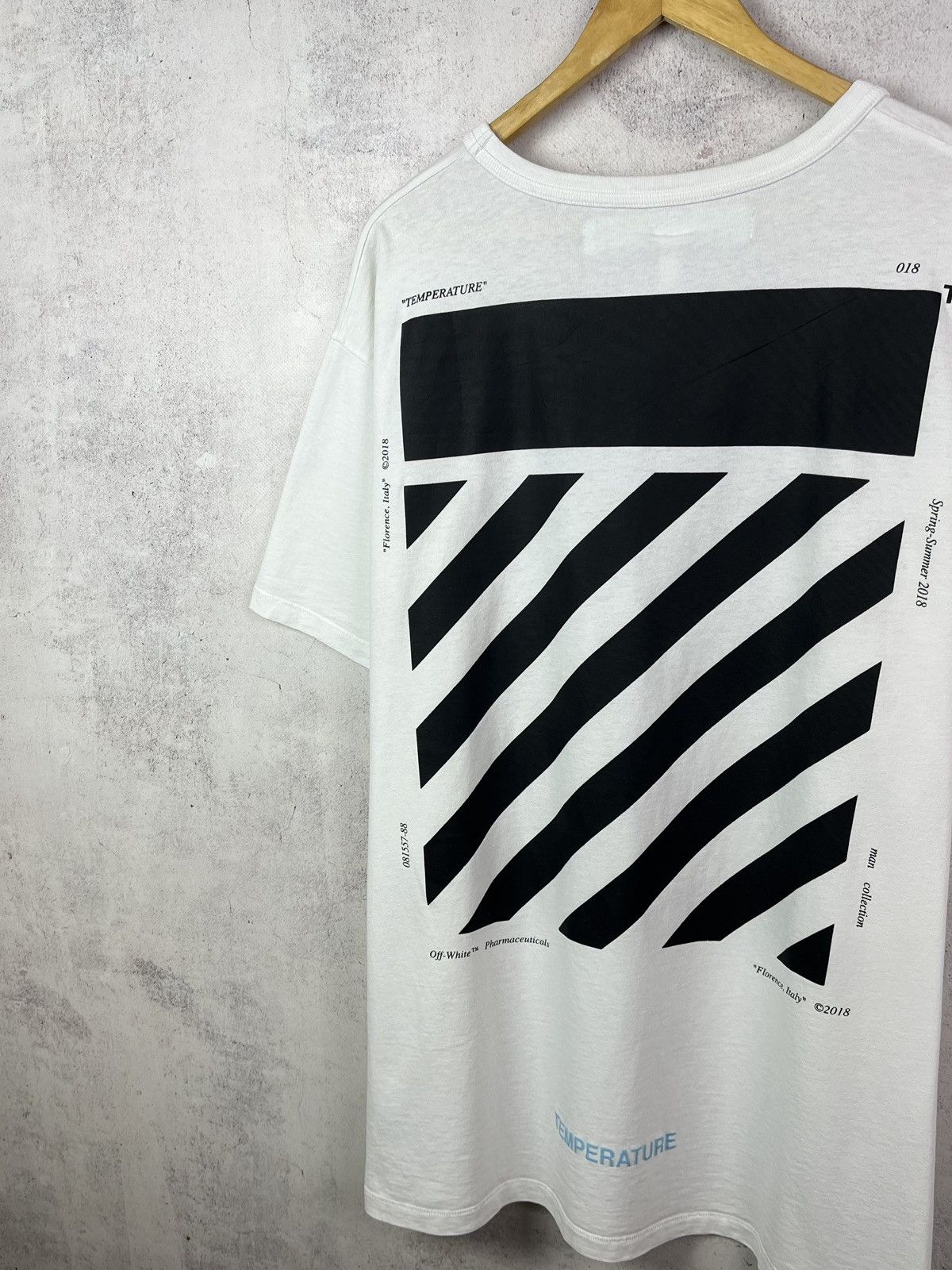 Off-White Off-White Temperature 2018 Oversized T-Shirt Rare Hype Y2K Size US XL / EU 56 / 4 - 2 Thumbnail