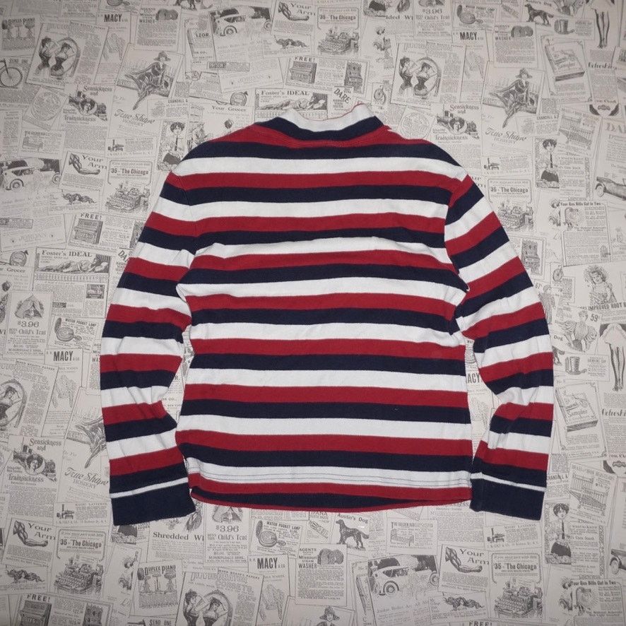 Disney Small - Vintage Y2K striped Mickey Mouse quarter zip t-shirt Size US S / EU 44-46 / 1 - 2 Thumbnail