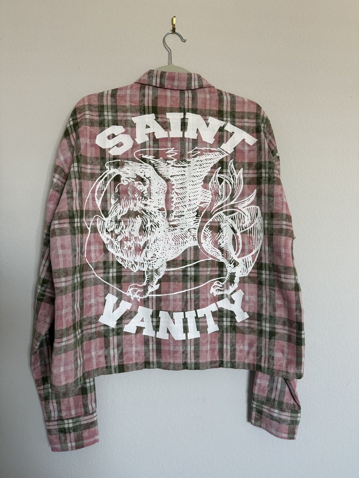 Stussy Stussy Hairy Plaid Cardigan 'White' | Grailed