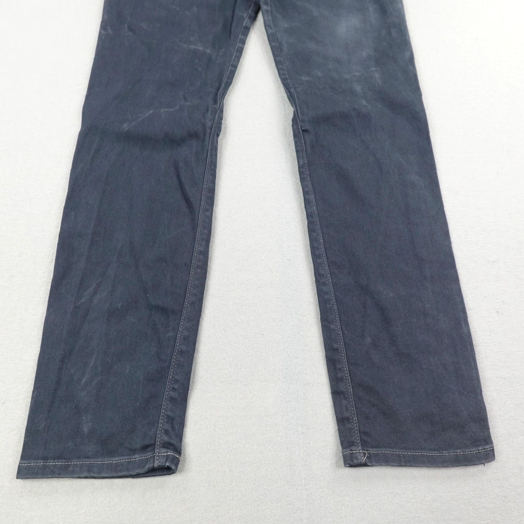 Vintage Vanguard Pants Mens 34x34 Blue Slim Fit Straight 06 Distressed 5 Pocket Chino Size US 34 / EU 50 - 7 Thumbnail