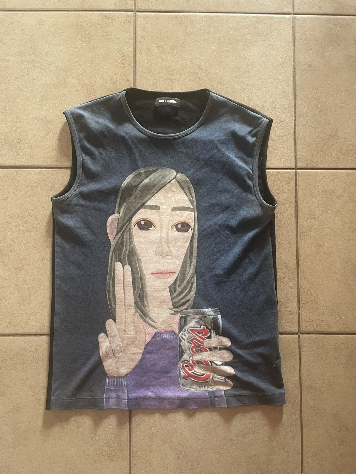 Raf Simons Raf Simons SS13 Brian Calvin Modelo tee | Grailed
