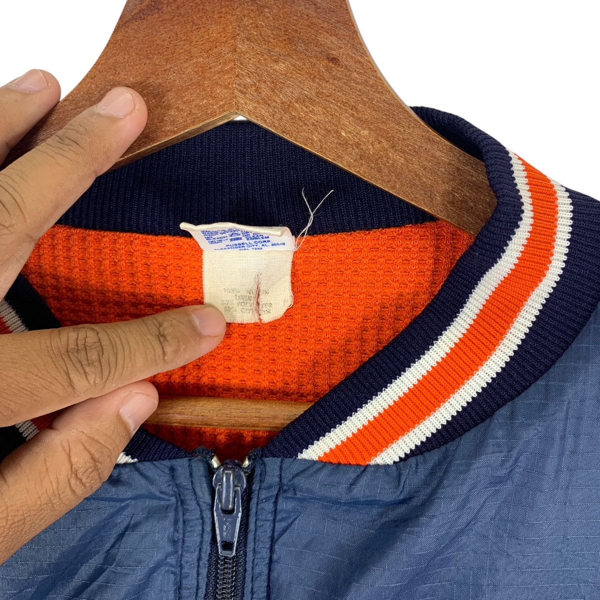 NBA × NFL × Vintage VINTAGE 90s CLEMSON TIGERS SPORTSWEAR LIGHT ZIPPER JACKET Size US M / EU 48-50 / 2 - 5 Thumbnail