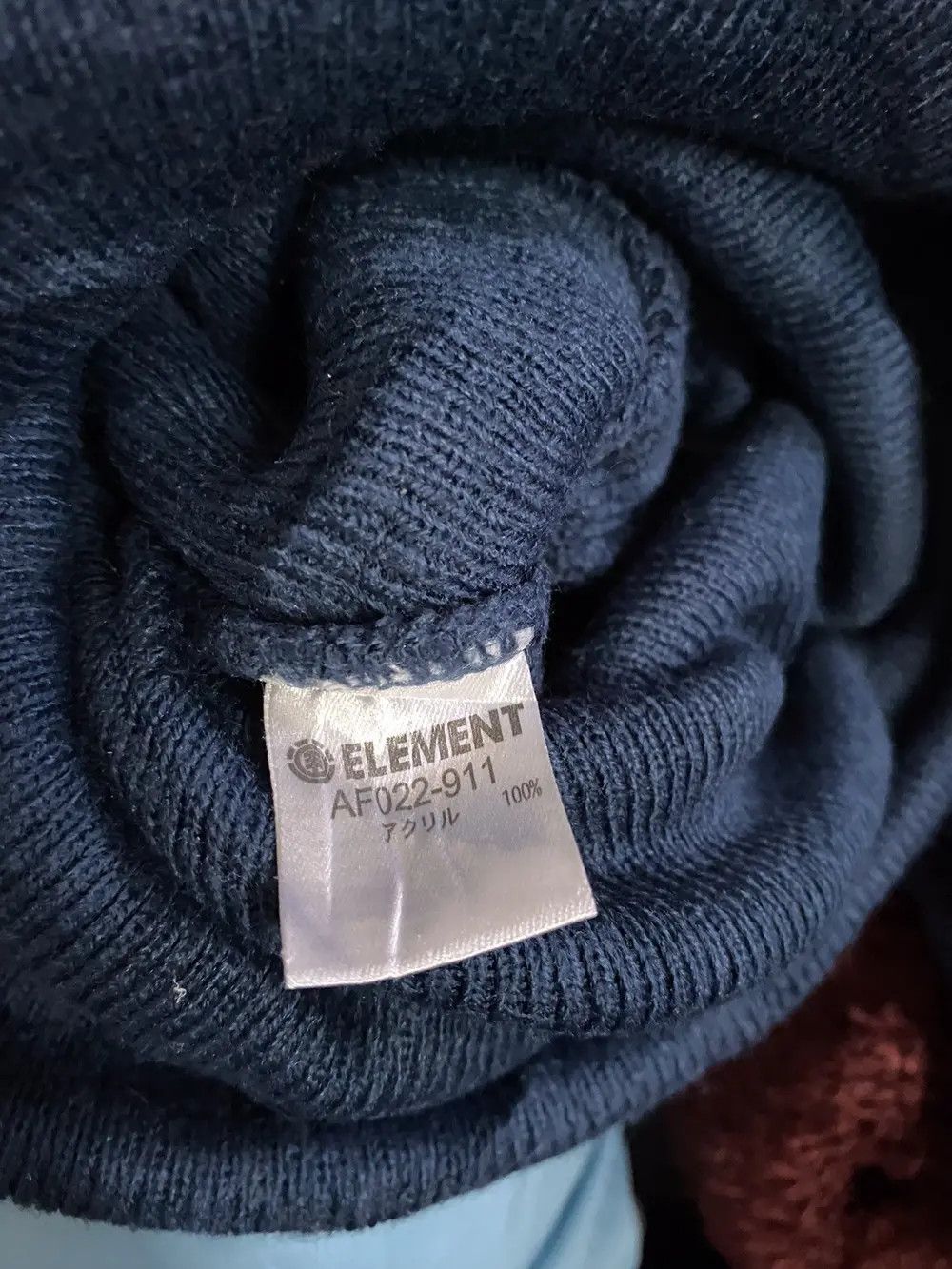 Element × Vintage Vintage Element Small Logo Beanie Hat Size ONE SIZE - 5 Thumbnail