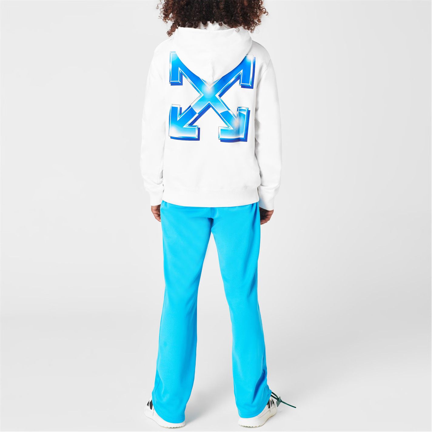 Off-White o1g2r1mq0226 Metal Arrow Hoodie In White Size US XXL / EU 58 / 5 - 3 Thumbnail