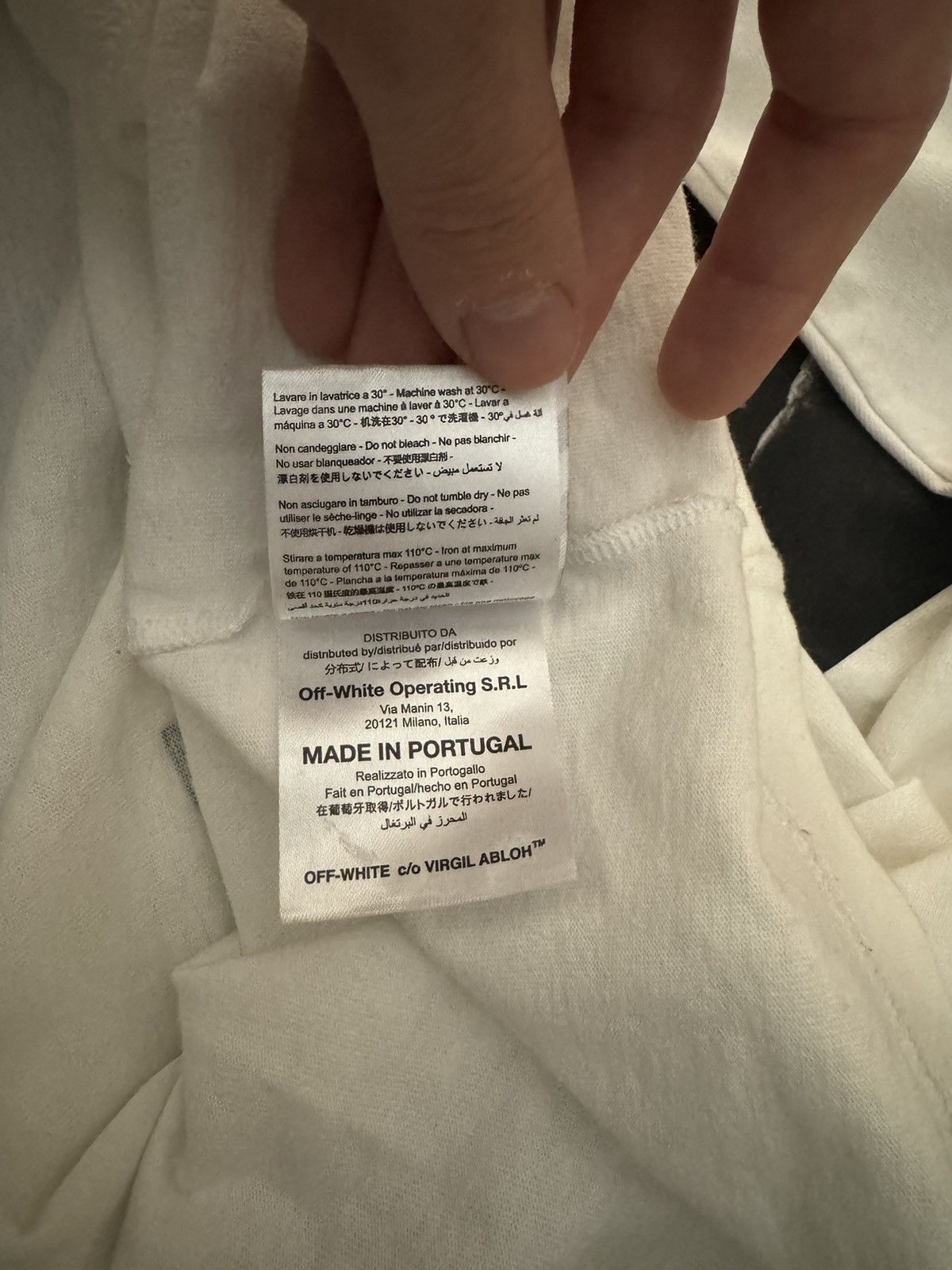 Off-White Off White Narciso S/S White Tee Size US S / EU 44-46 / 1 - 5 Thumbnail