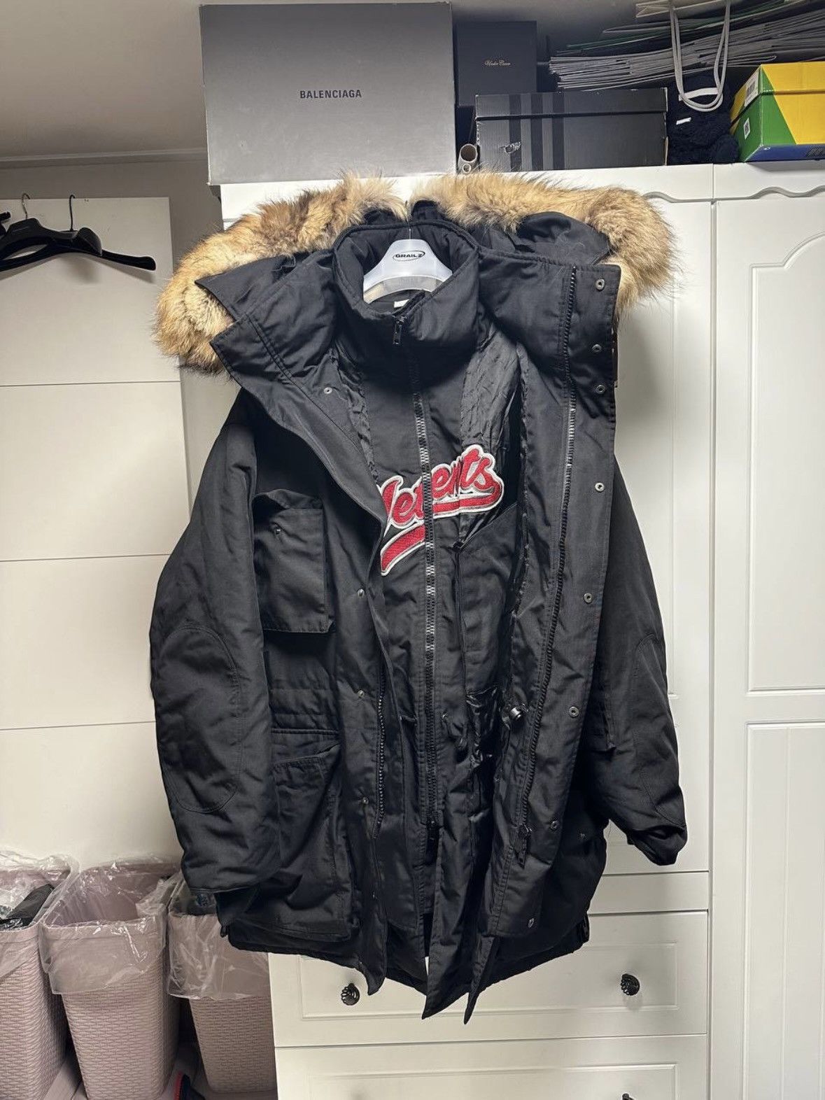 Vetements Vetements 17aw parke runway Size US M / EU 48-50 / 2 - 2 Thumbnail