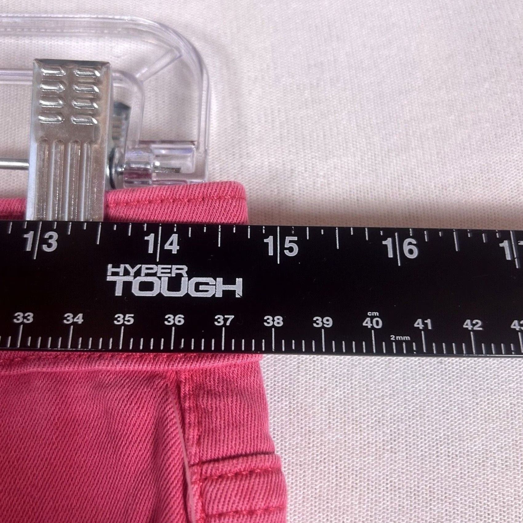 Gap GAP Jeans High Rise Legging Skimmer Denim Pink 8 Regular Womens NWT ZIP Button Zipper Stretch Slim Size 30" / US 8 / IT 44 - 7 Thumbnail