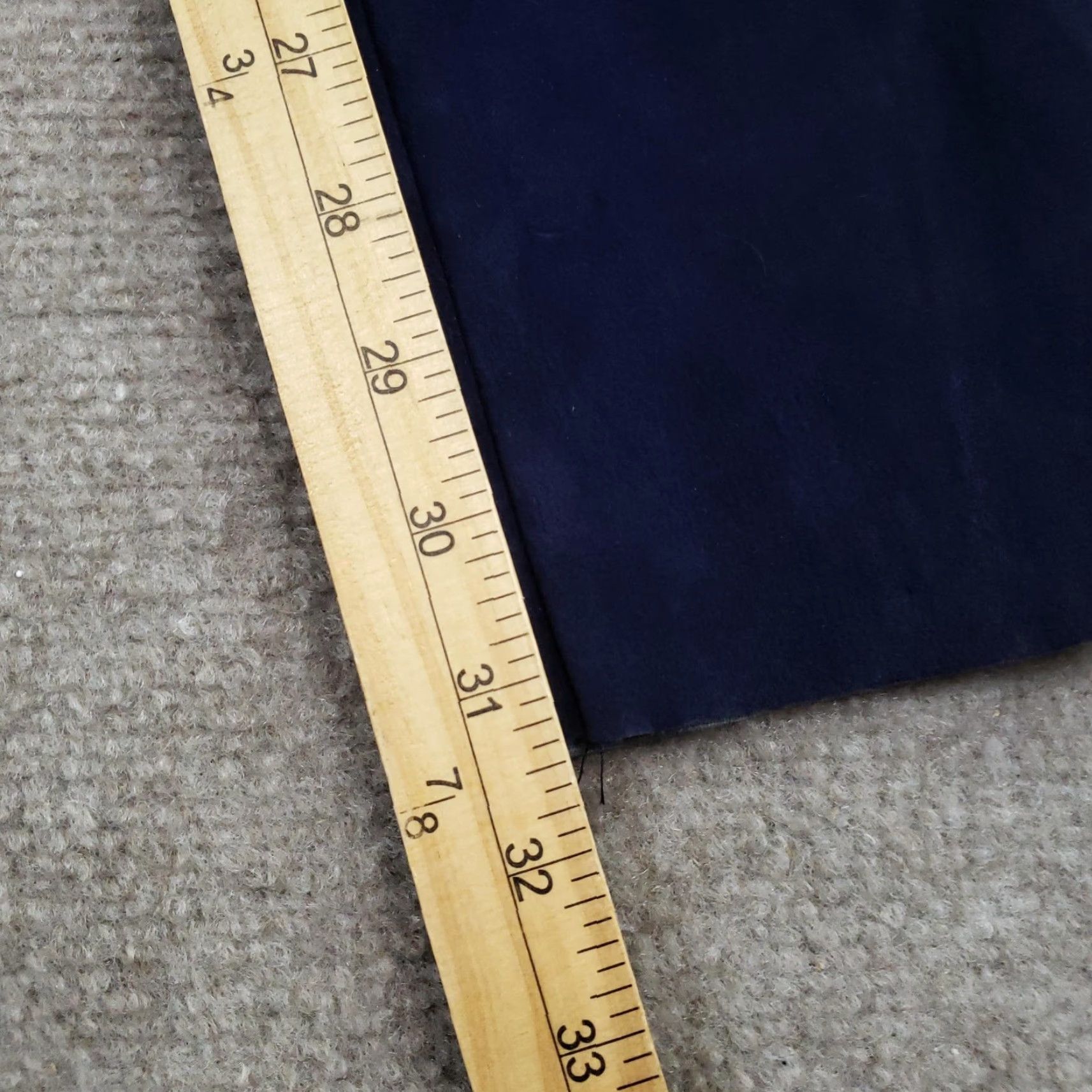 Alice + Olivia VINTAGE Alice + Olivia Base Pants Womens Size 12 Blue Zip Lamb Leather Skinny Ankle Size 34" / US 12 / IT 48 - 3 Thumbnail