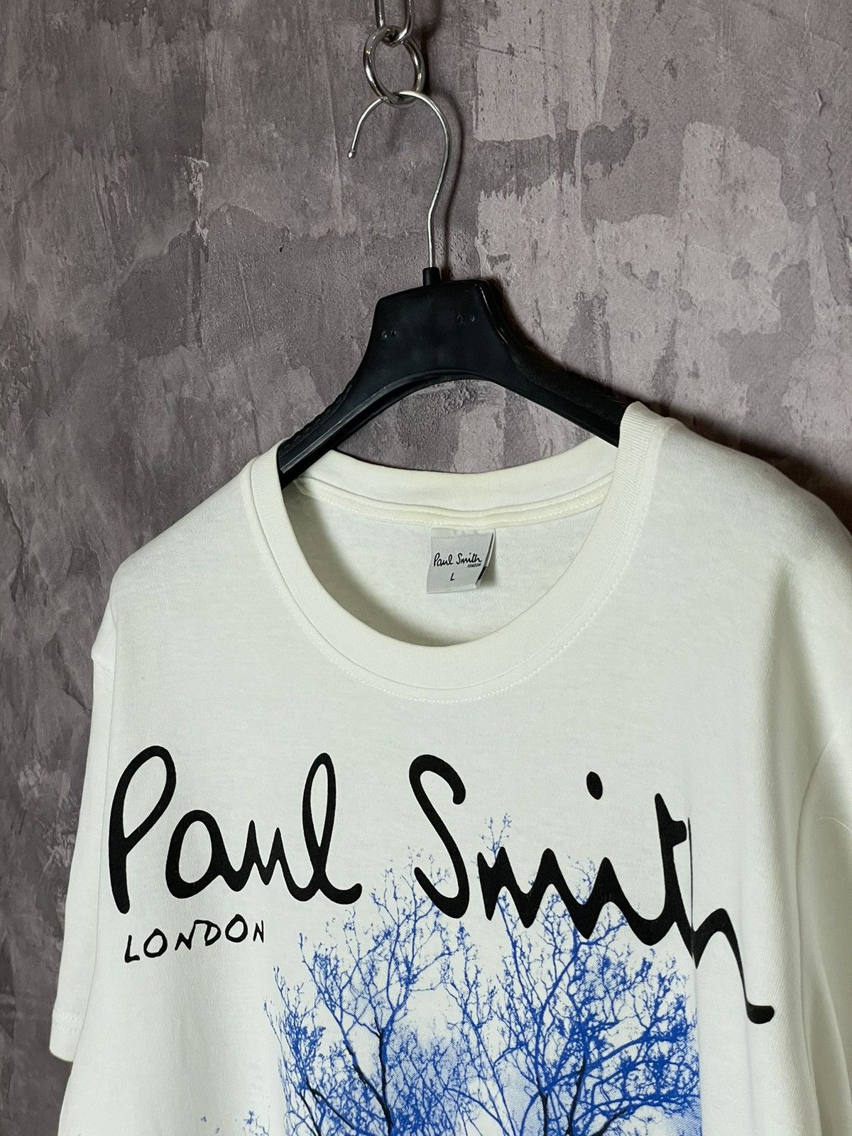 Designer × Paul Smith Paul Smith Big Logo Car Print T Shirt Size US L / EU 52-54 / 3 - 8 Thumbnail