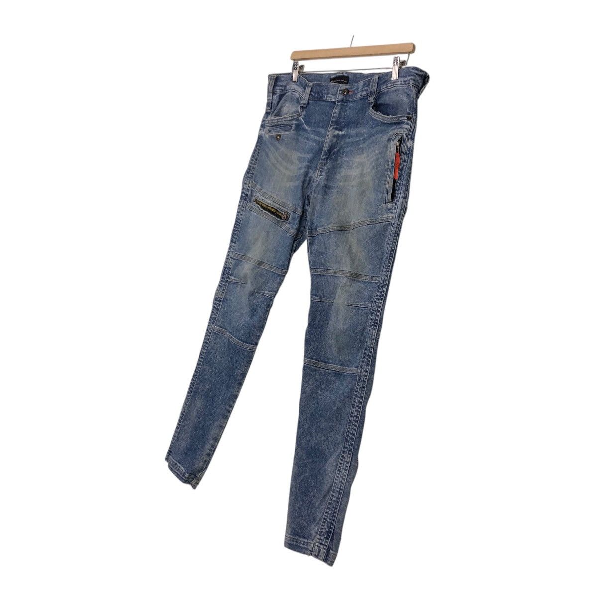 Japanese Brand G.G Archive Distressed Biker Jeans – Rare Japan Denim Size US 34 / EU 50 - 3 Thumbnail