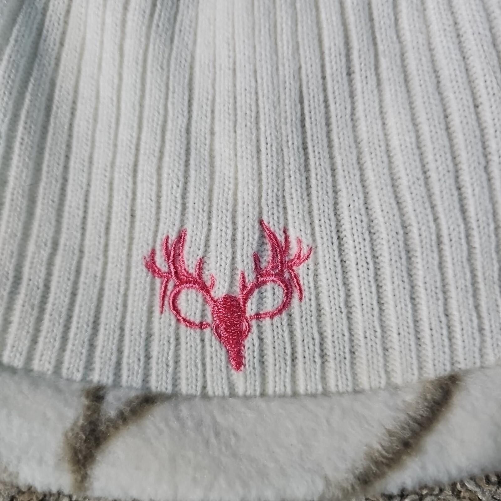 Other Hot Shot Ladies One Size White Reversible Camo Beanie Size ONE SIZE - 2 Thumbnail