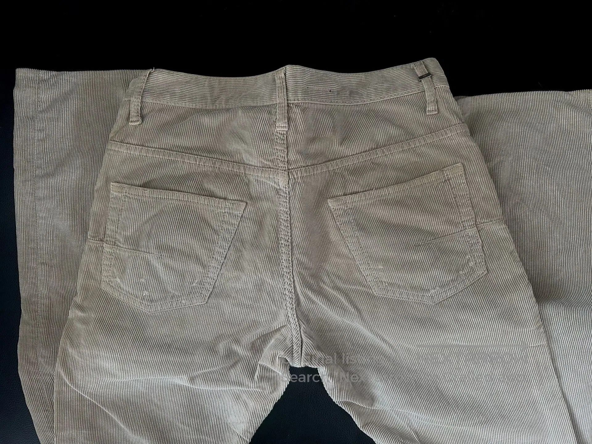 Hedi Slimane Dior Homme 04AW Beige Corduroy Pants. Size US 26 / EU 42 - 4 Thumbnail