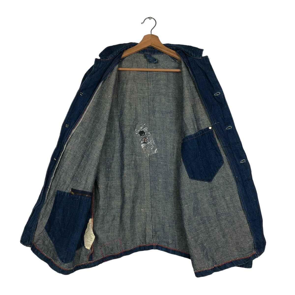 Levi's 🔥VINTAGE WORKER DENIM JACKET LEVI’S SINGLE POCKET Size US M / EU 48-50 / 2 - 15 Thumbnail
