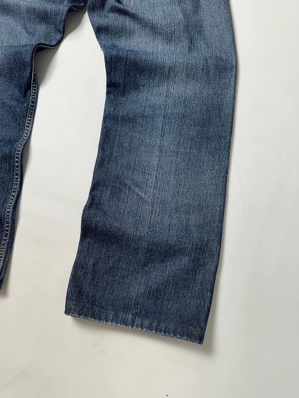 Diesel Vintage 90s Diesel Washed Japan Wide Jean Size US 33 - 3 Thumbnail