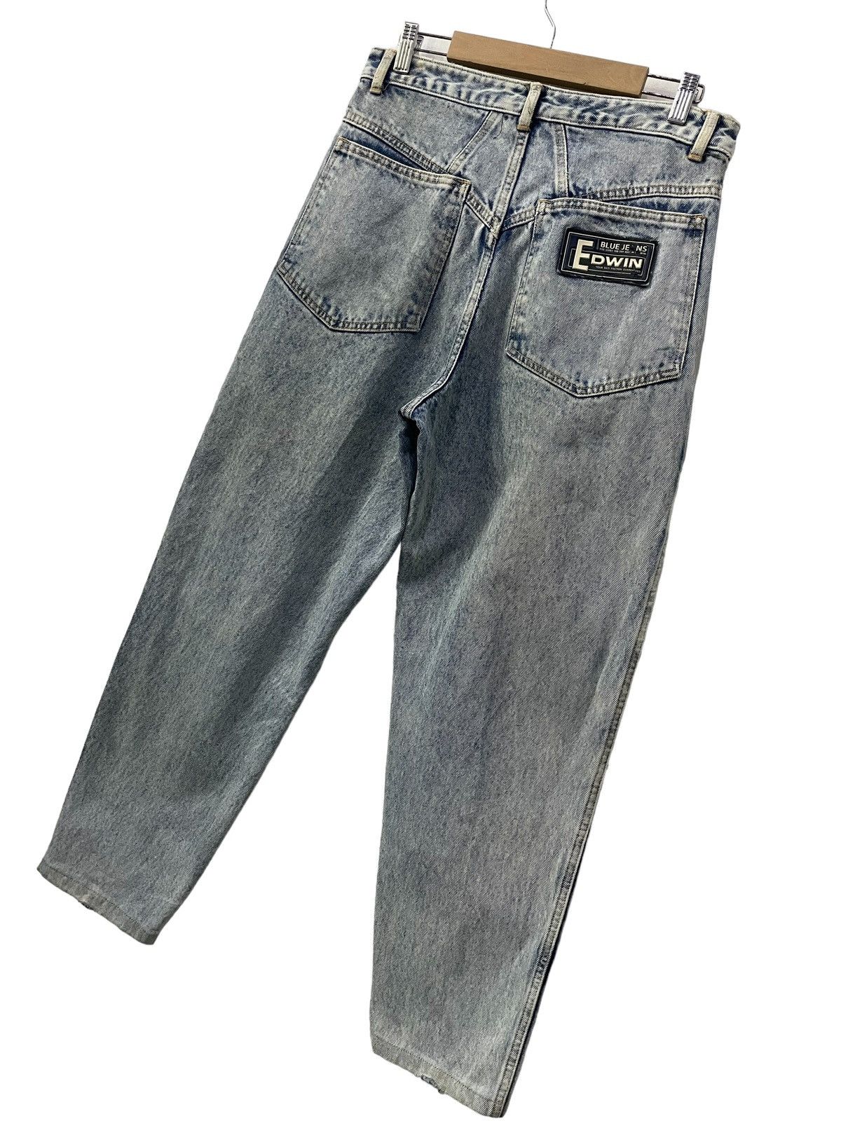Edwin × Japanese Brand × Vintage Vintage 90s Edwin Big Tab Baggy Stone Wash Jeans Size US 30 / EU 46 - 8 Thumbnail