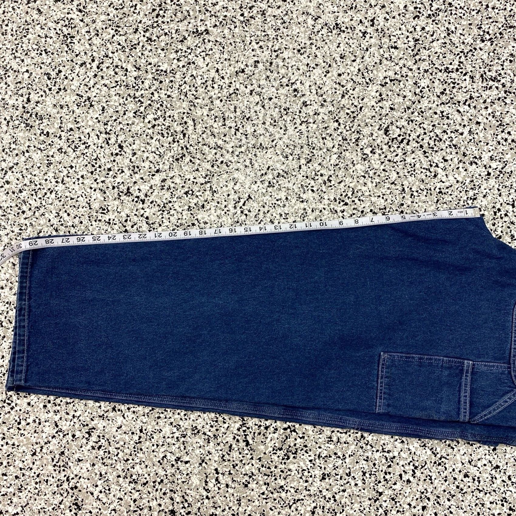 Carhartt VINTAGE Carhartt Carpenter Work Jeans 34 Men's Denim Blue 5-Pocket Regular Straight Relaxed Cotton Zip 34x29.5 29.5 Inseam Size US 34 / EU 50 - 4 Thumbnail