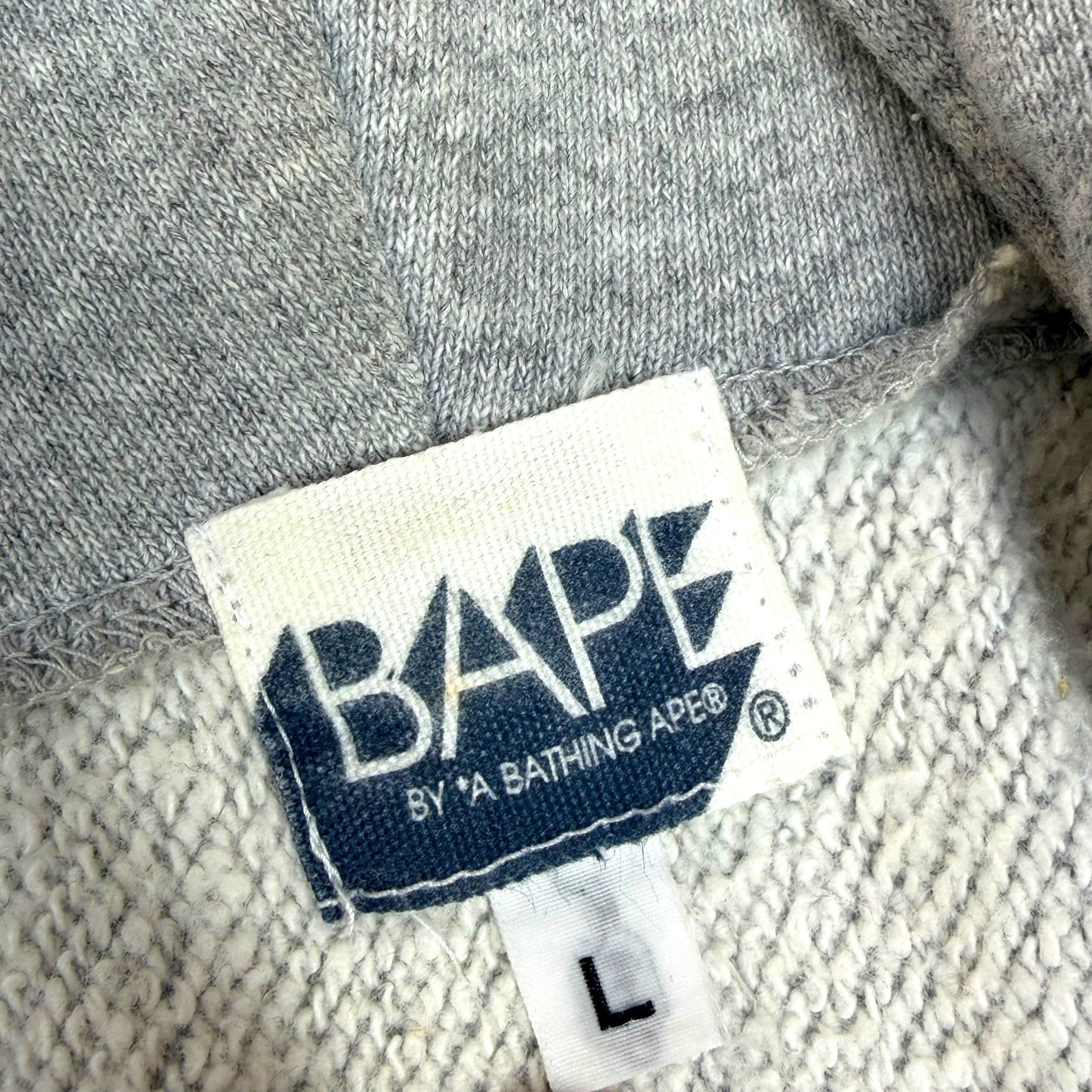 Bape Bape x Kaws ASNKA Logo Full-Zip Hoodie Grey L Size US L / EU 52-54 / 3 - 5 Thumbnail