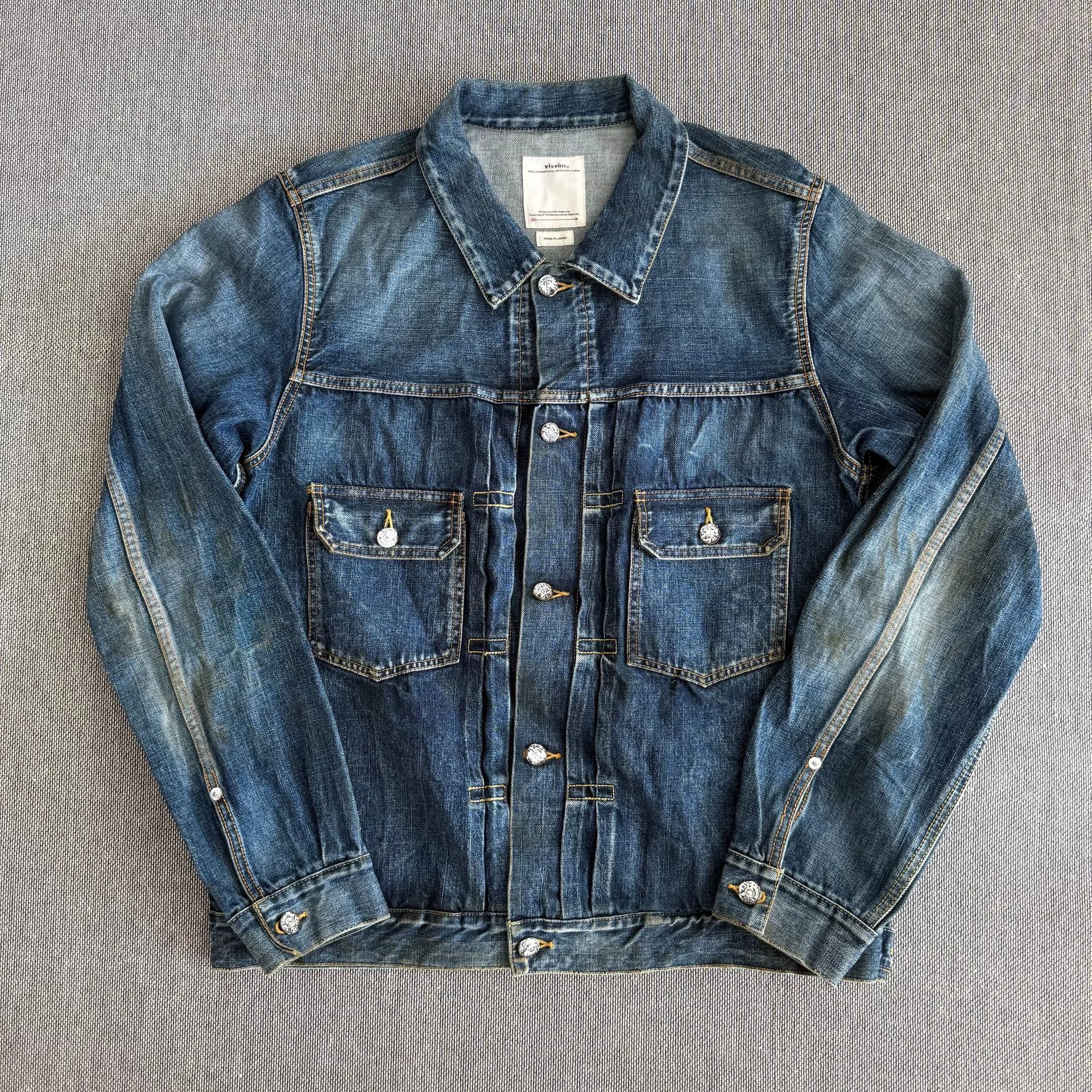 Visvim VISVIM GREASE MONKEY COAT DRY DENIM | Grailed