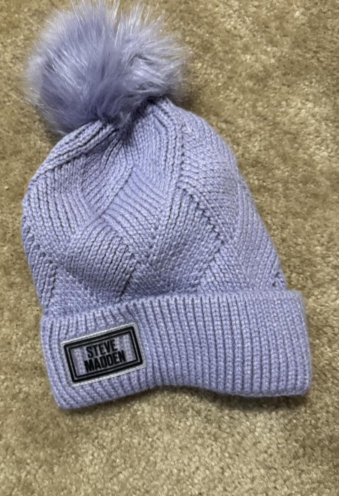 Steve Madden Purple pom hat Size ONE SIZE - 1 Thumbnail