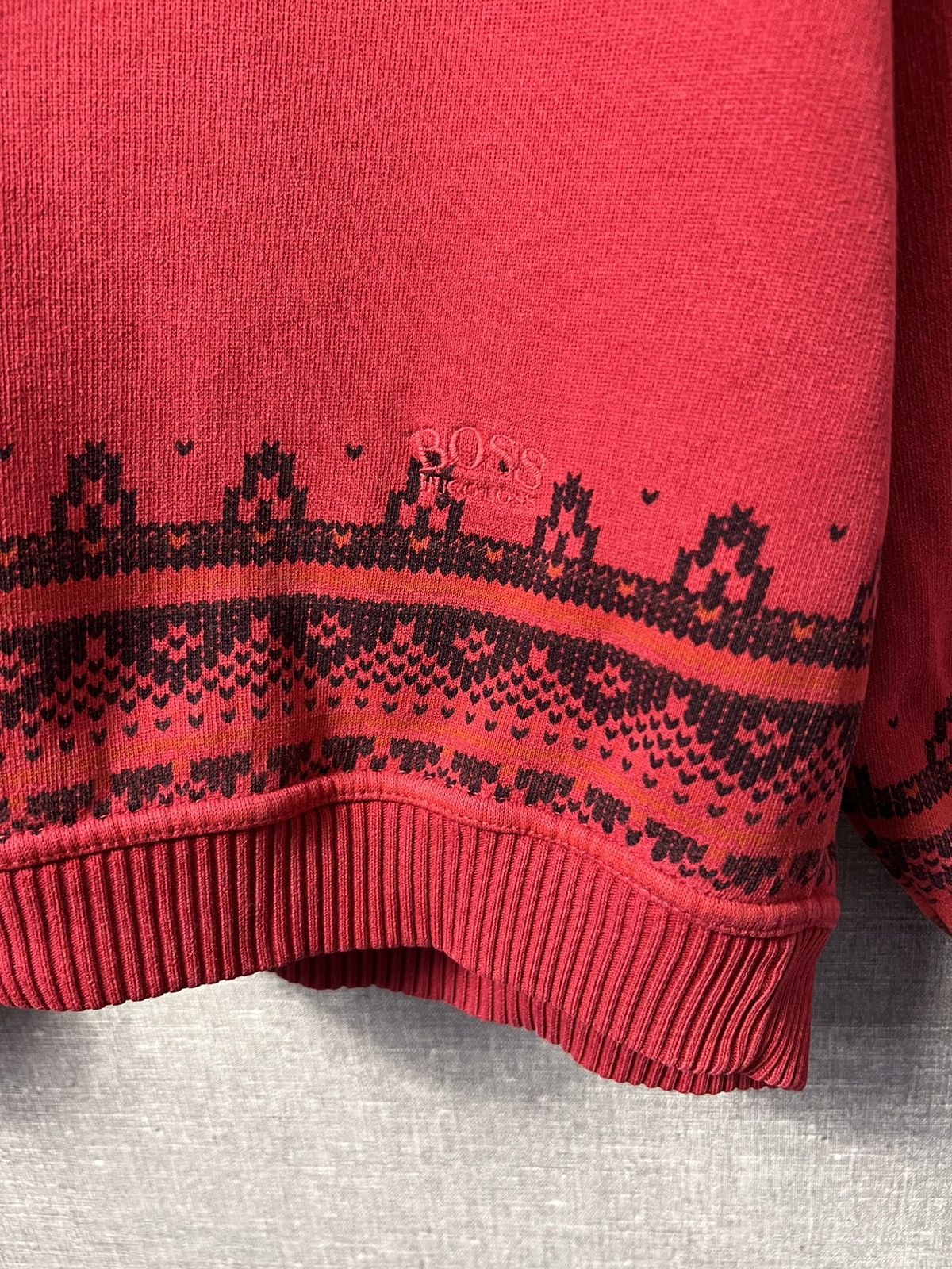 Hugo Boss × Vintage Vintage 90s Hugo Boss Archive Sweatshirt Size US L / EU 52-54 / 3 - 3 Thumbnail