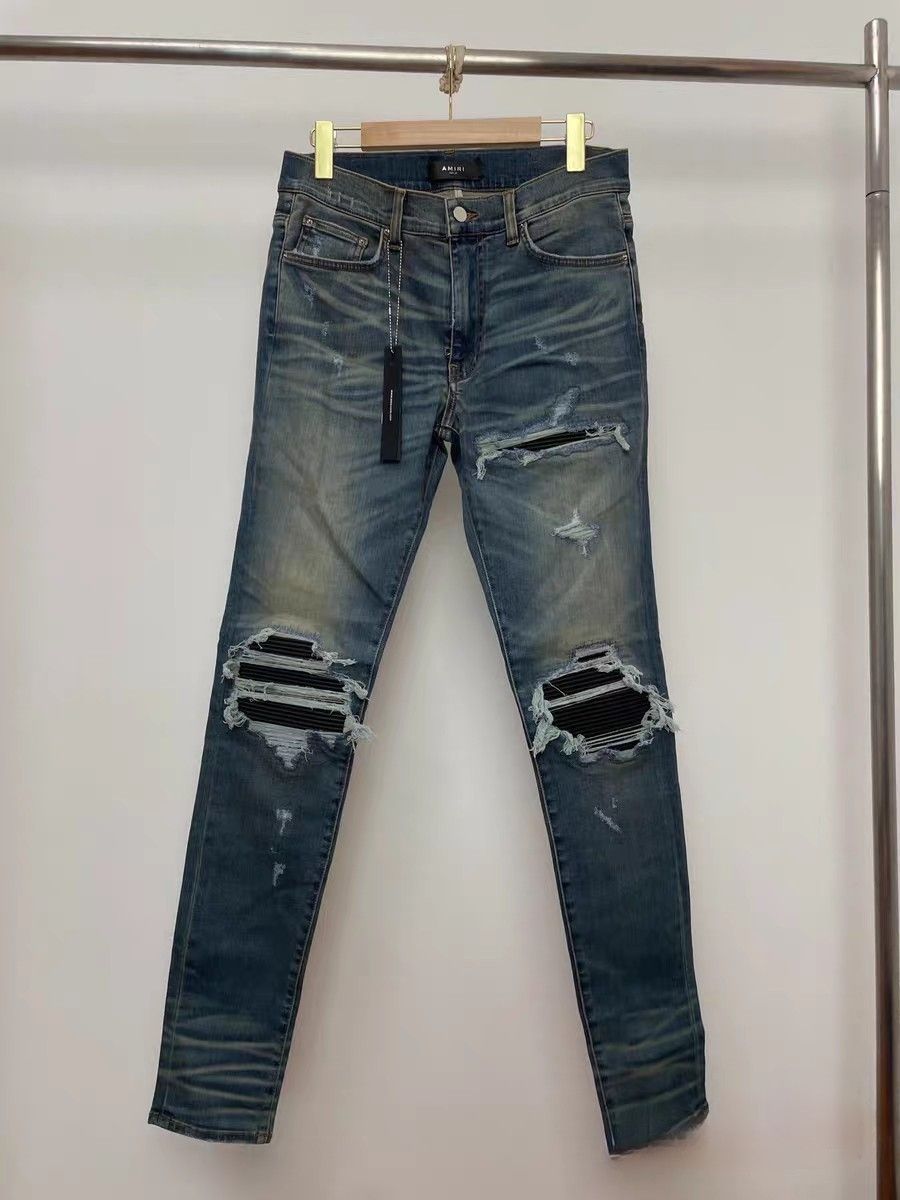 Amiri AMIRI Mx1 Distressed Jeans Size 32 Size US 32 / EU 48 - 1 Thumbnail