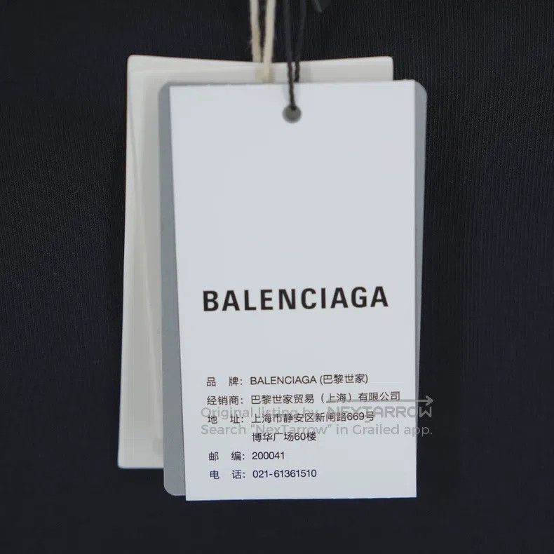 Balenciaga Balenciaga Letter Logo Pattern Printed Hooded Sweatshirt Size US S / EU 44-46 / 1 - 5 Thumbnail
