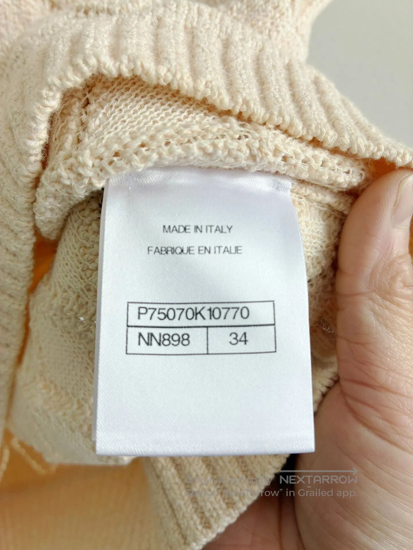 Chanel Chanel 23S Diamond Pattern Halter Knit Vest. Size XXS / US 00 / IT 34 - 5 Thumbnail