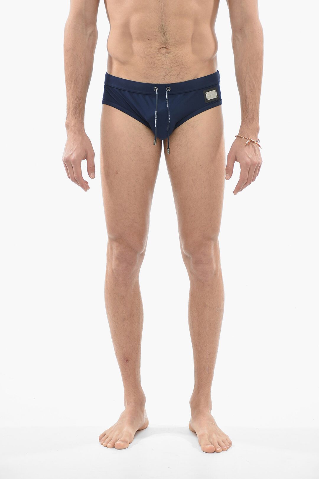 image of Dolce Gabbana Og1Mm0424 Slip Swimsuit In Blue, Men's (Size 38)