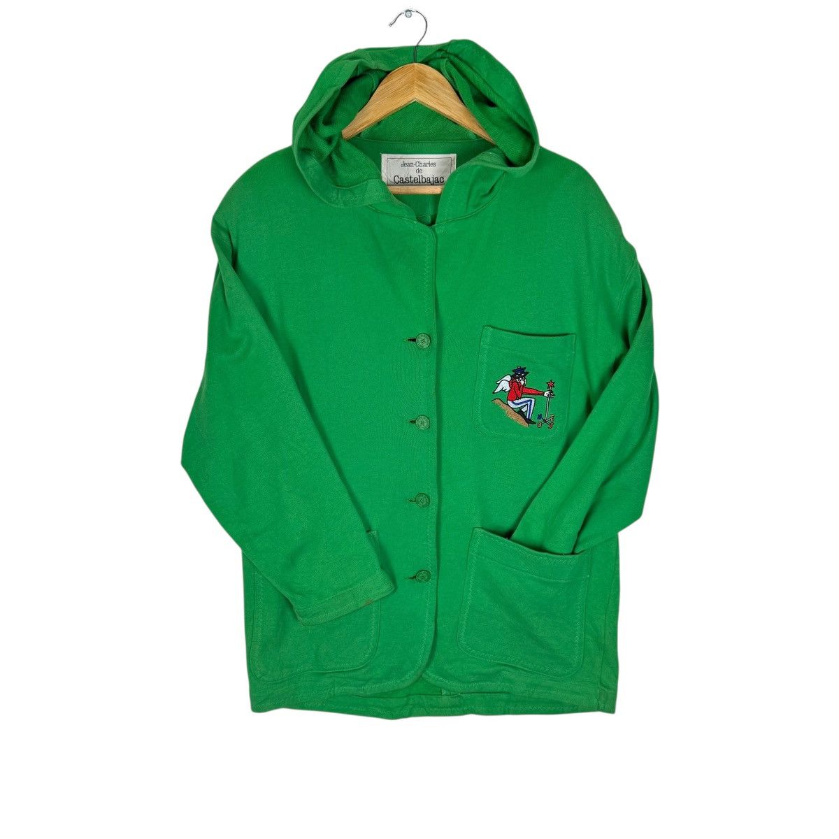 Jean Charles De Castelbajac 🌟JC CASTELBAJAC HOODIE BUTTON CARDIGAN Size M / US 6-8 / IT 42-44 - 1 Thumbnail