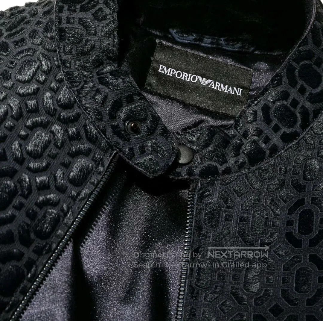 Emporio Armani Emporio Armani Men's Cowhide Leather Jacket. Size US M / EU 48-50 / 2 - 4 Thumbnail