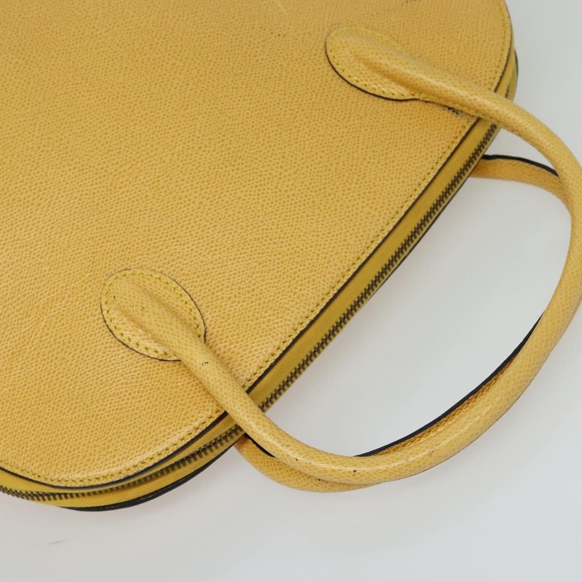 Celine CELINE Hand Bag Leather Yellow Gold Size ONE SIZE - 6 Thumbnail