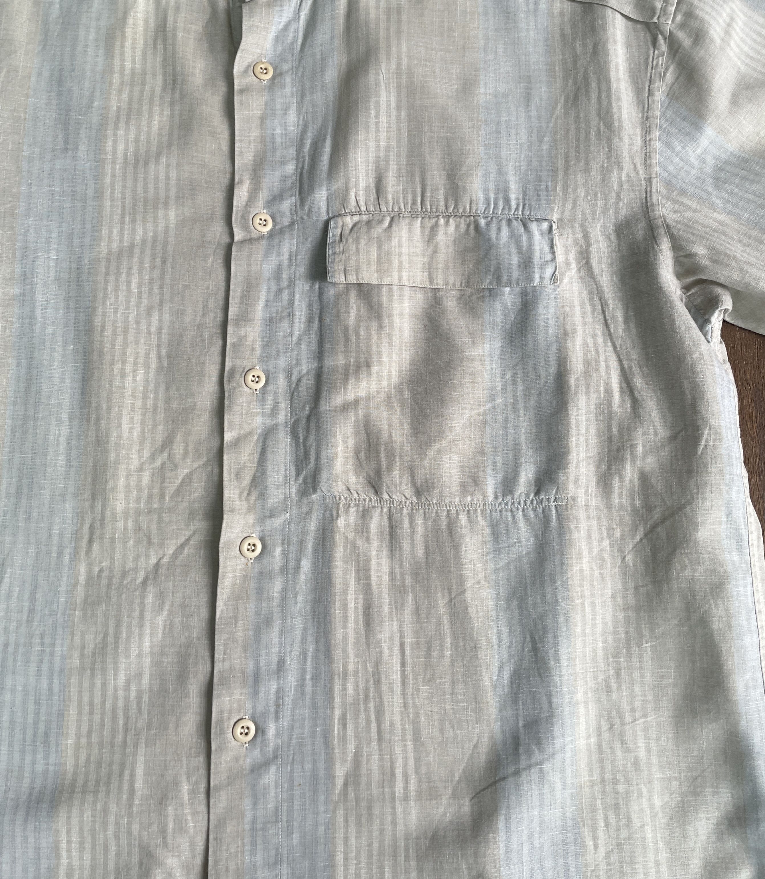 Issey Miyake ISSEY MIYAKE Two tone stripped Shirt Size US L / EU 52-54 / 3 - 3 Thumbnail