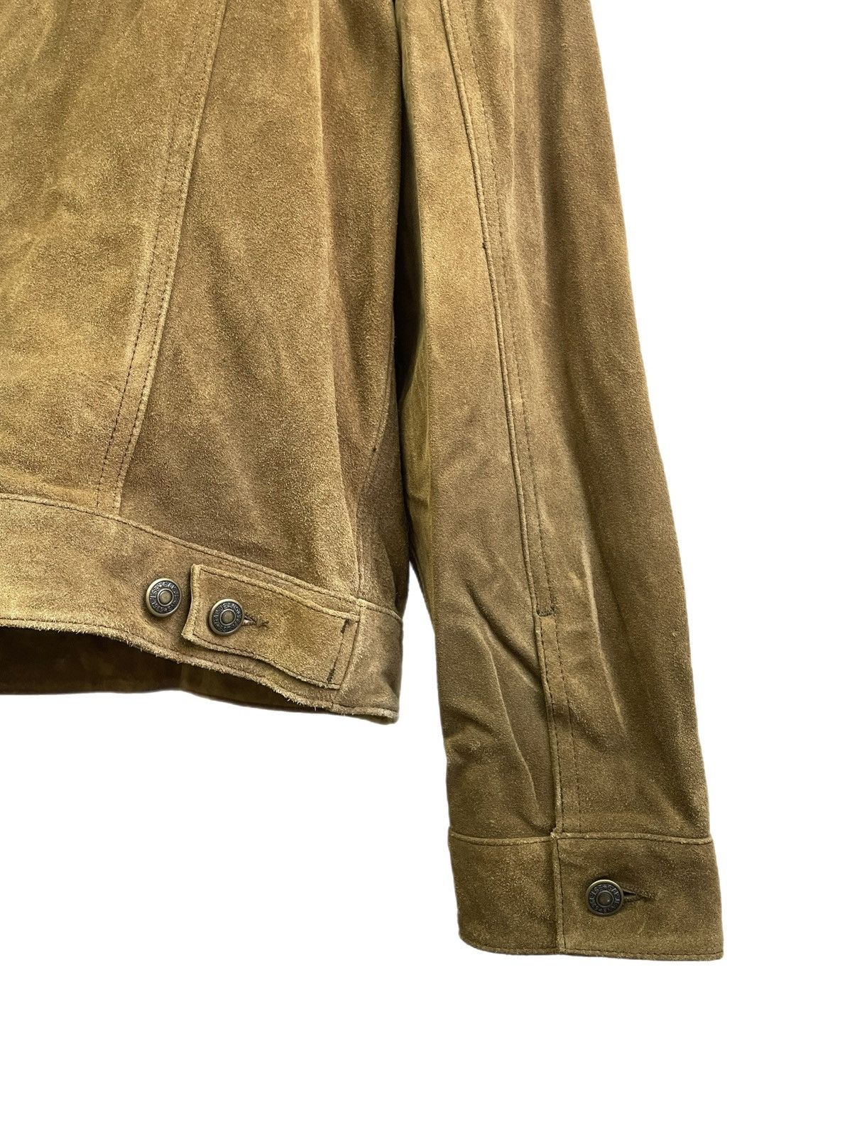 Gap Gap brown suede leather jacket vintage classic trucker Size US M / EU 48-50 / 2 - 8 Thumbnail