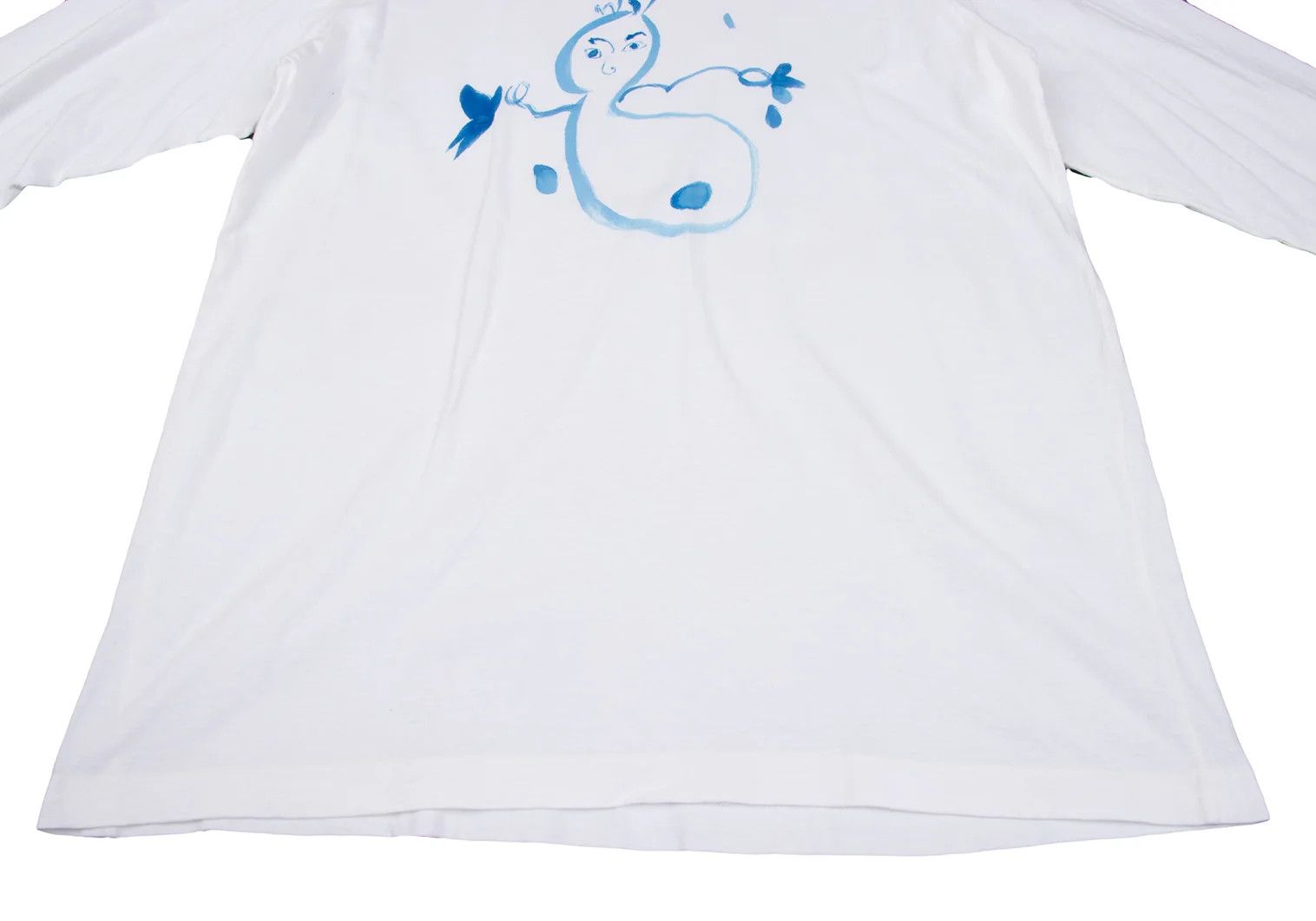 Yohji Yamamoto Yohji Yamamoto Snowman Drawing Print Tee Size US M / EU 48-50 / 2 - 10 Thumbnail
