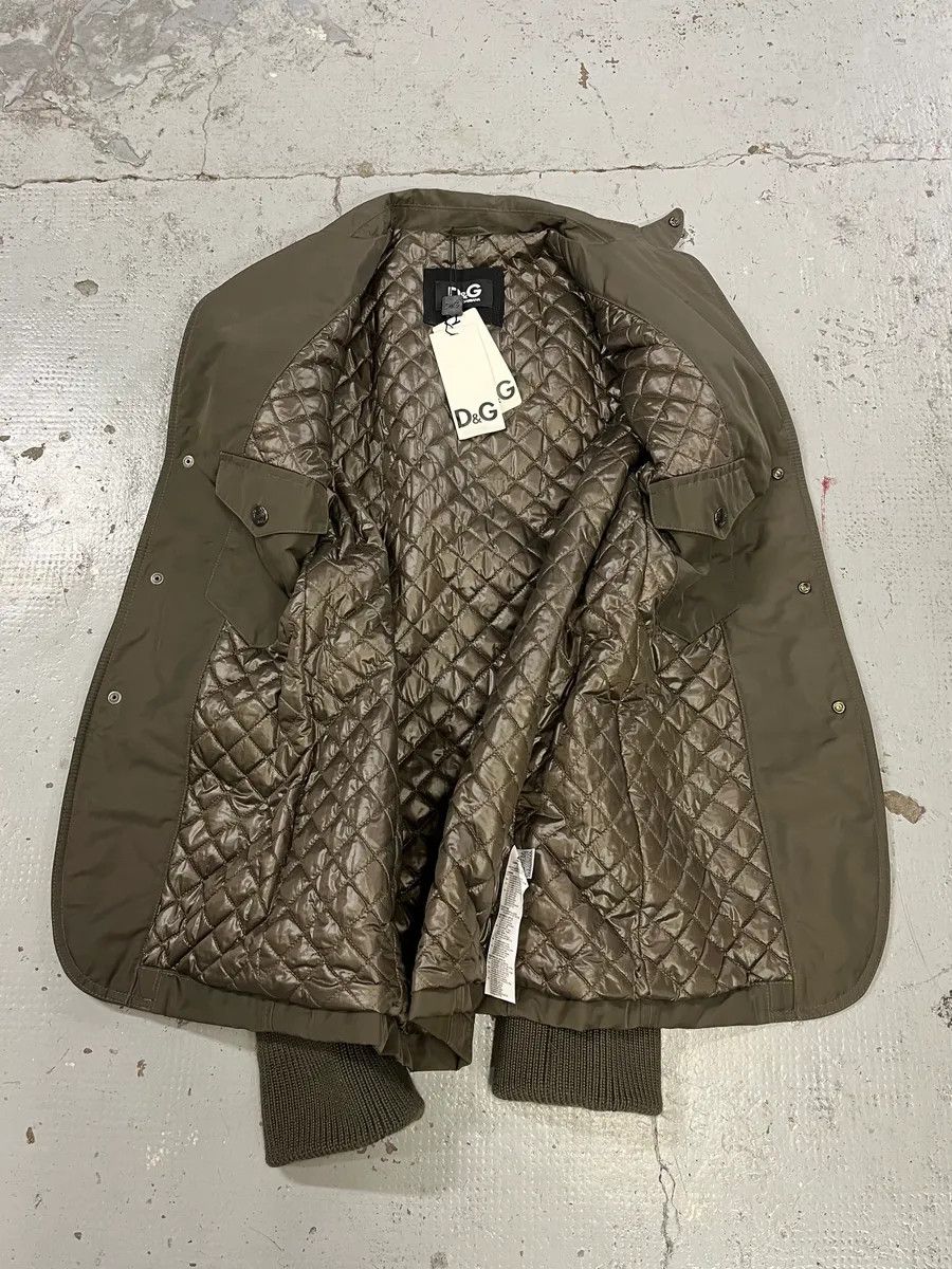 Dolce & Gabbana 2000s Dolce & Gabbana Officer Buttoned Khaki Olive Jacket Size US S / EU 44-46 / 1 - 8 Thumbnail