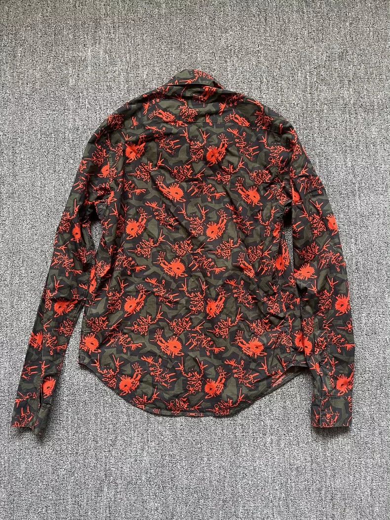 Kenzo KENZO Small Size Printed Second-Hand Shirt Size XXS / US 00 / IT 34 - 2 Thumbnail