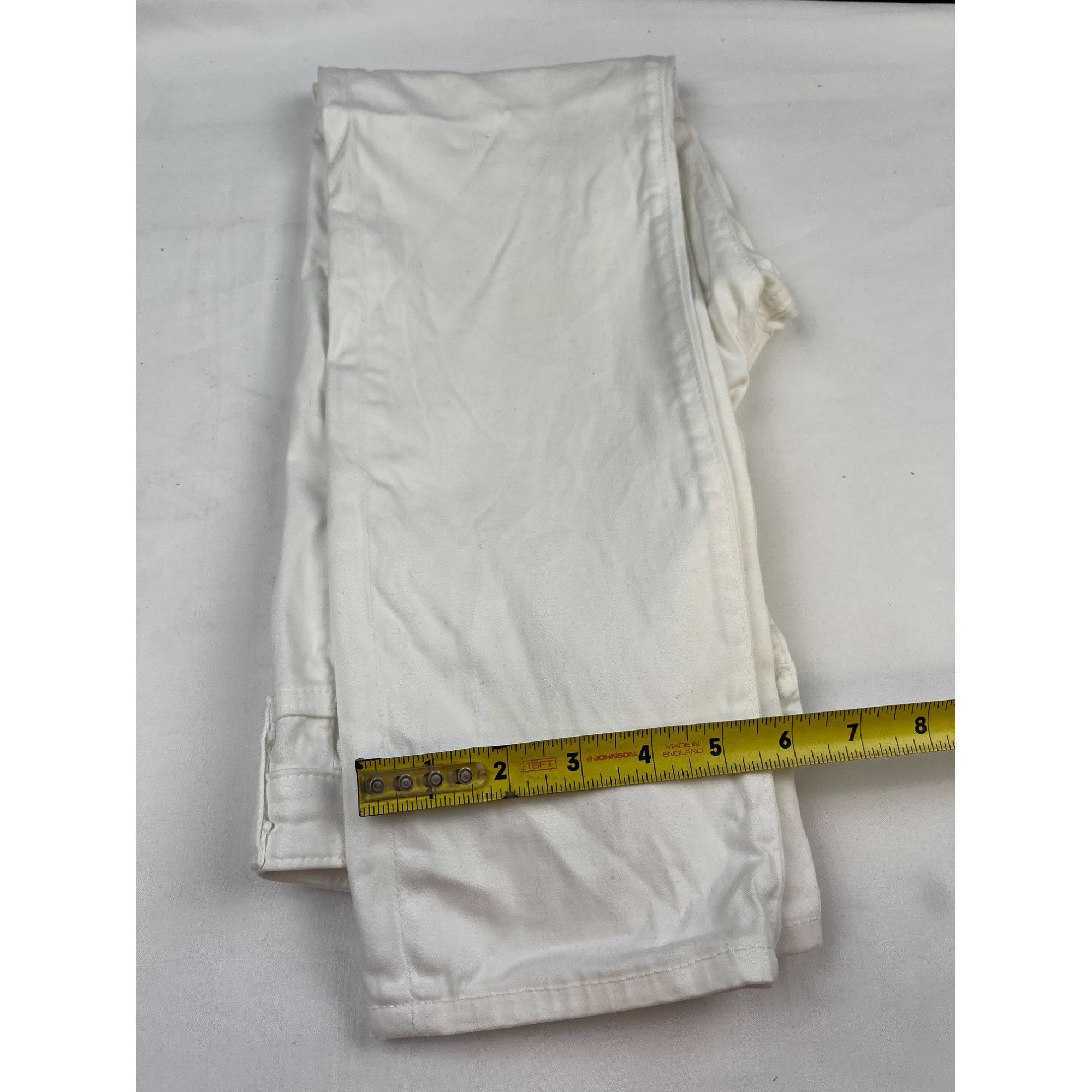 AG Adriano Goldschmied Adriano Goldschmied Women's Jeans White Slim/straight/ankle Size 28" / US 6 / IT 42 - 7 Thumbnail