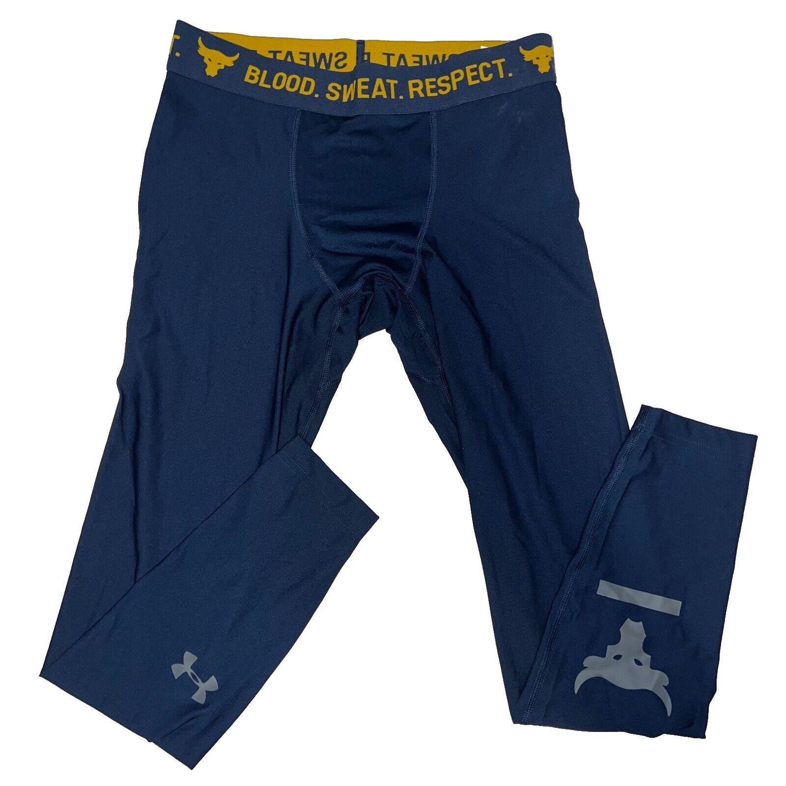 Under Armour Under Armour Men's Project Rock HeatGear Compression Legging Size US 28 / EU 44 - 1 Thumbnail