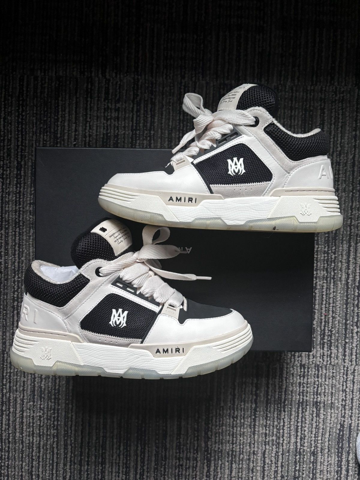 Amiri Amiri MA-1 Logo Embossed Lace-Up Sneaker | Grailed Amiri Amiri MA-1 Logo Embossed Lace-Up Sneaker | Grailed
