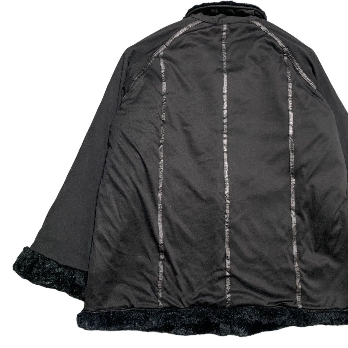 Japanese Brand Accellando Faux Fur Jacket Size L / US 10 / IT 46 - 8 Thumbnail