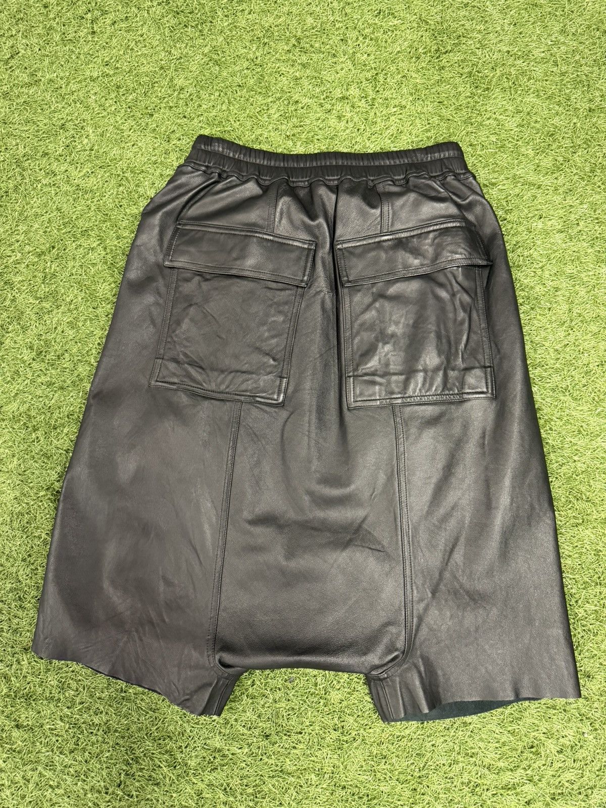 Rick Owens Rick Owens Pods Leather Shorts Size US 30 / EU 46 - 2 Thumbnail
