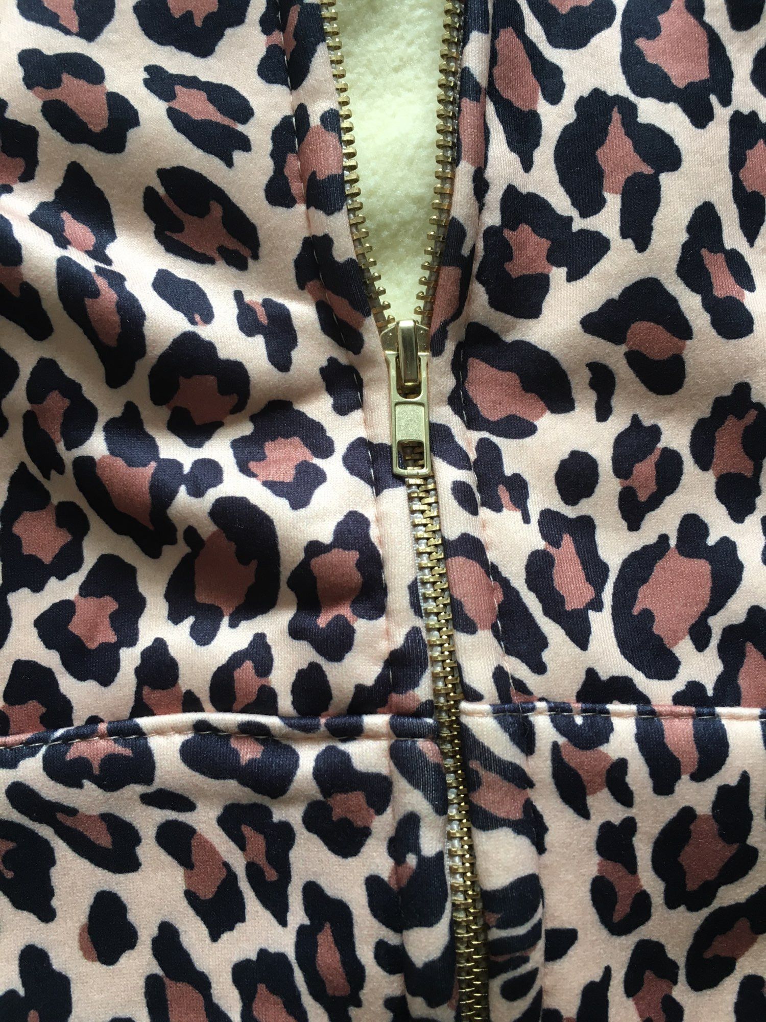 Japanese Brand × Vintage Leapord Fleece Zipper Hoodie Trend Size US L / EU 52-54 / 3 - 4 Thumbnail