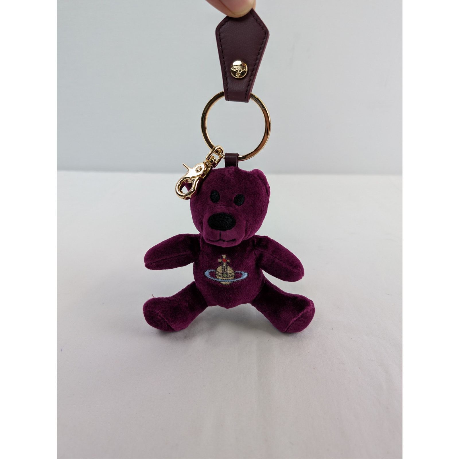 Vivienne Westwood o1rshd1 Size: OS / Teddy Bear Keyring / Bag Charm in Purple Size ONE SIZE - 10 Thumbnail