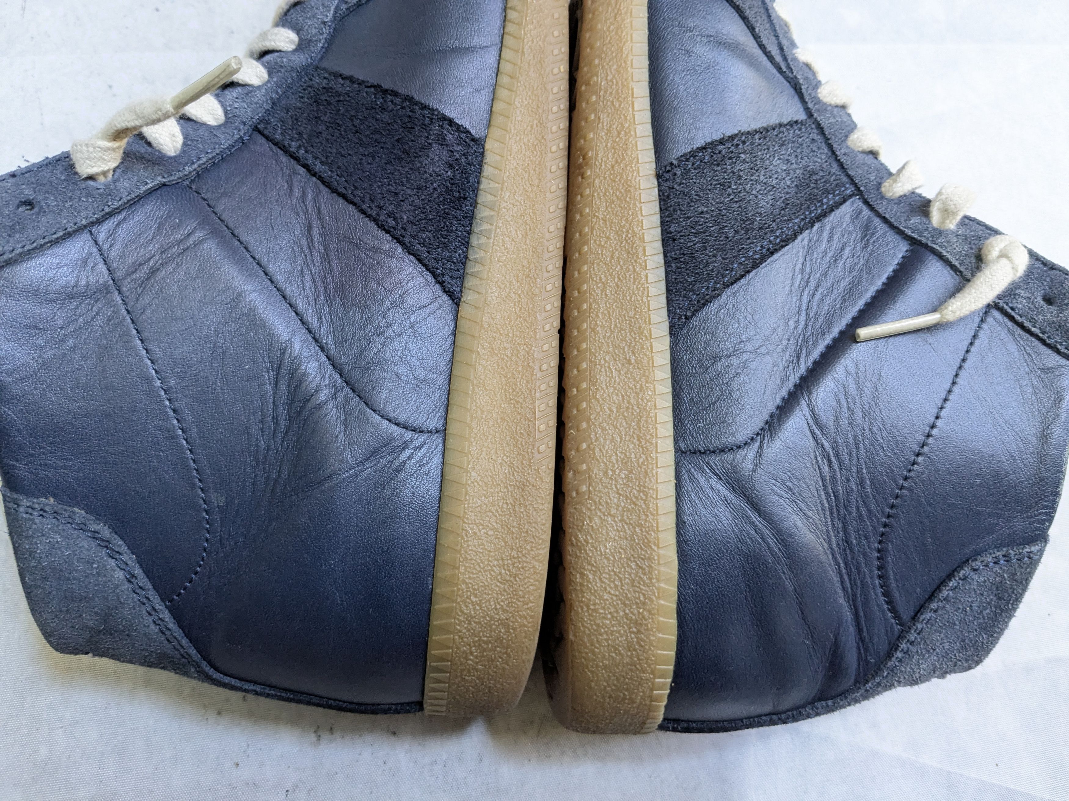 Maison Margiela Maison Margiela Replica GAT Navy Blue 9 42 High Tops Size US 9 / EU 42 - 13 Thumbnail
