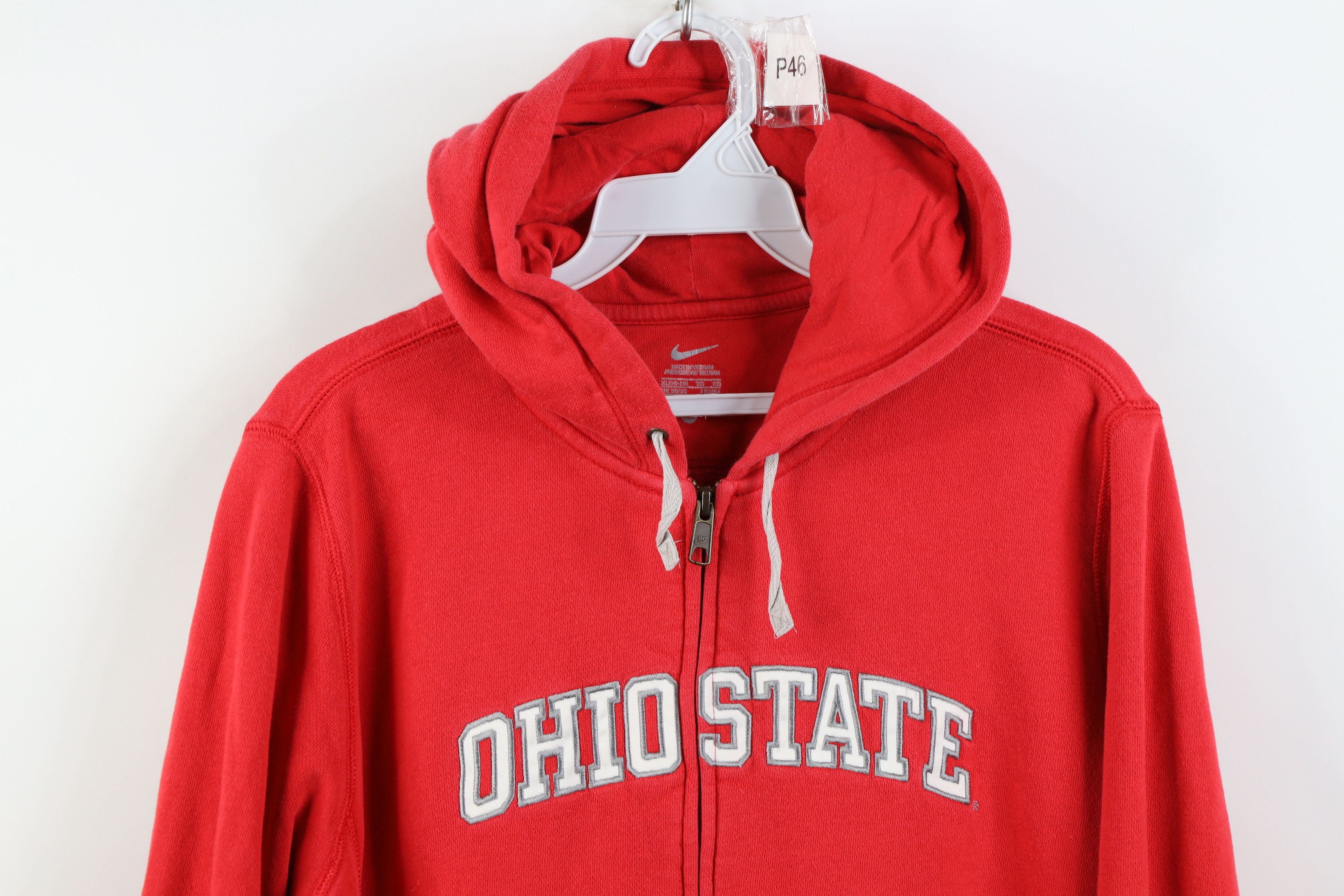 Nike Vintage Y2K Nike Swoosh Ohio State University Zip Hoodie Size XL / US 12-14 / IT 48-50 - 2 Thumbnail