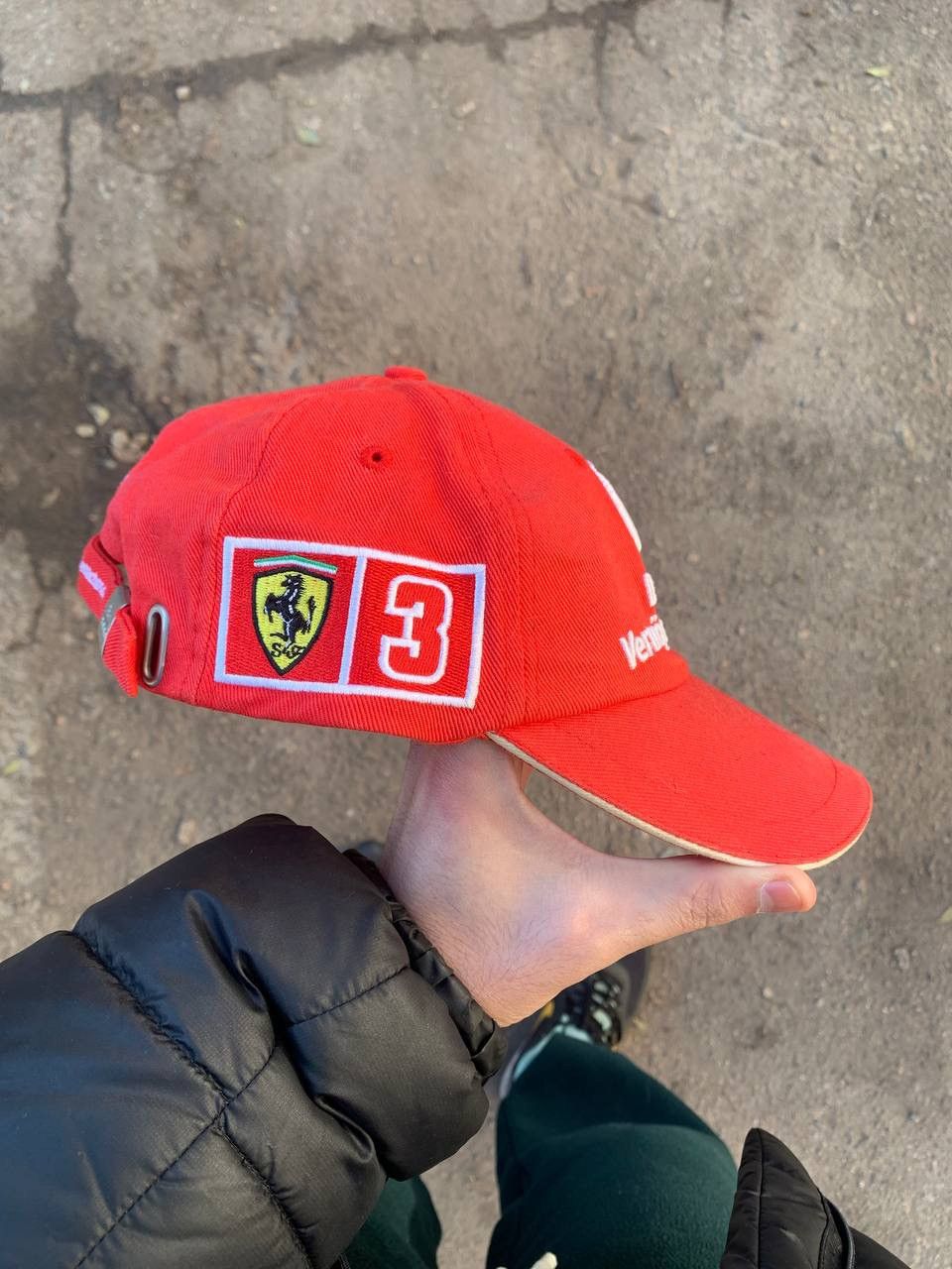 Ferrari × Vintage VERY RARE FERRARI MICHAEL SCHUMACHER F1 WORLD CHAMPION 90s Size ONE SIZE - 1 Thumbnail