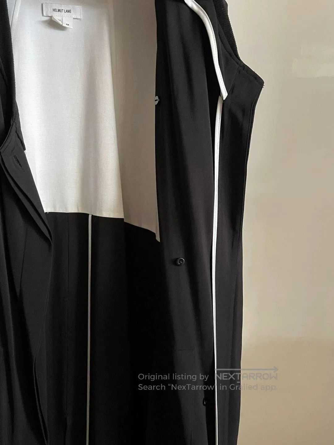 Helmut Lang Helmut Lang Black Trench Coat Jacket. Size M / US 6-8 / IT 42-44 - 7 Thumbnail