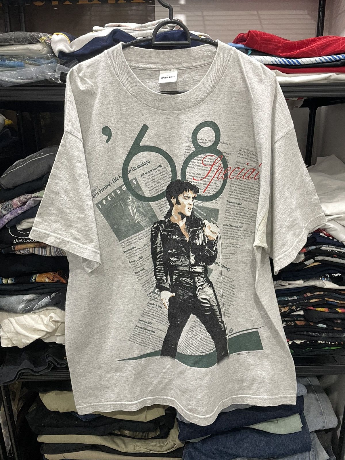 Vintage Elvis Presley 90’s vintage t-shirt Size US XL / EU 56 / 4 - 1 Thumbnail